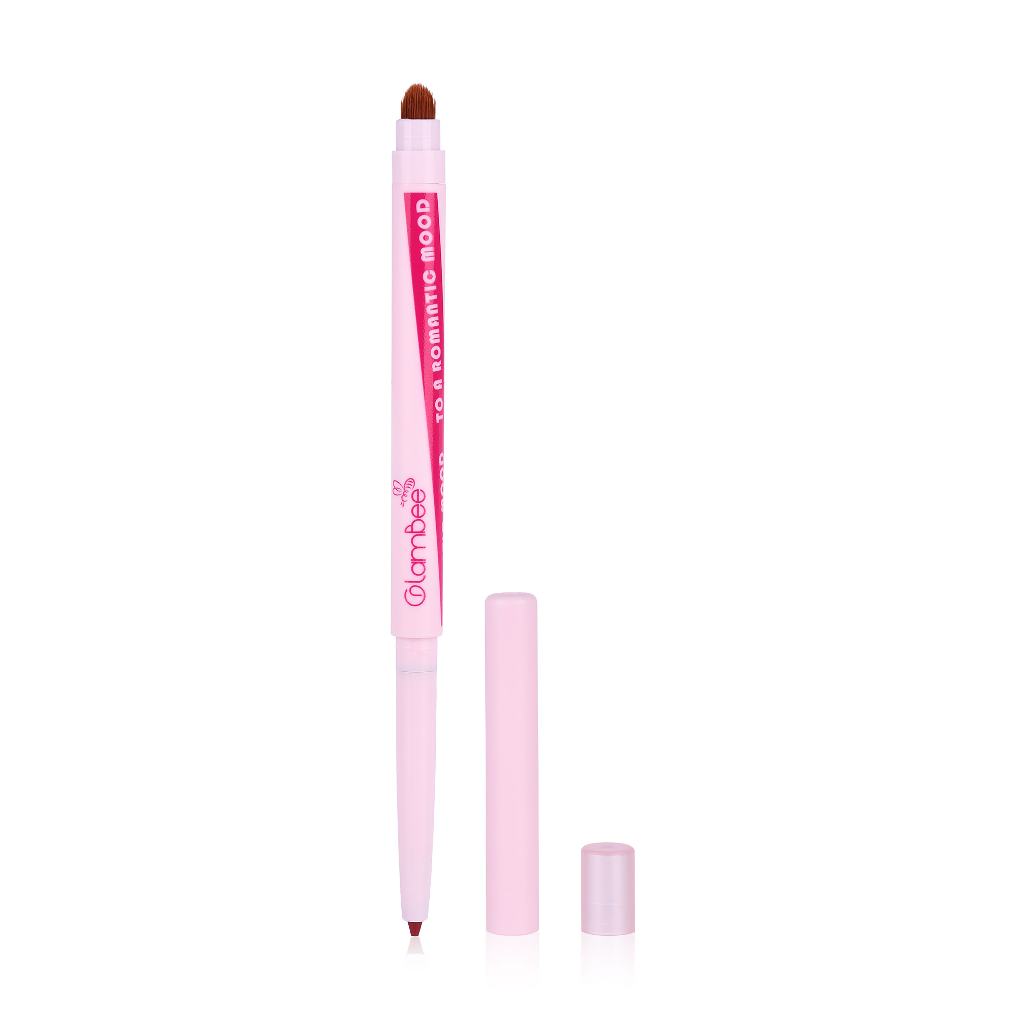 Механічний мусовий олівець для губ GlamBee SAY YES To A Romantic Mood Lip Pencil Mousse, тон 02, 0.4 г