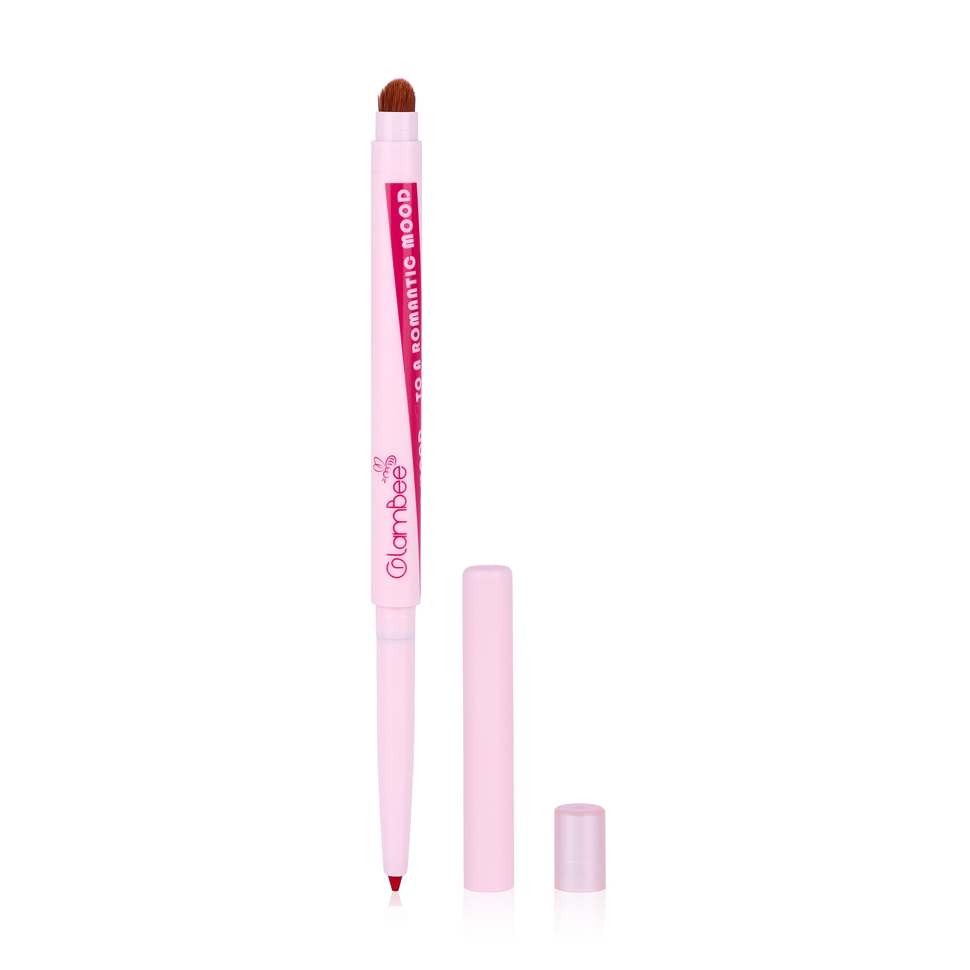 Механічний мусовий олівець для губ GlamBee SAY YES To A Romantic Mood Lip Pencil Mousse, тон 04, 0.4 г